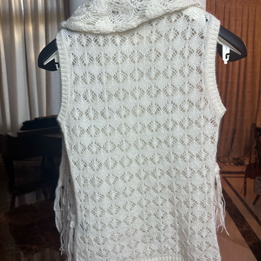 Authentic Dolce & Gabbana Knit Vest & Scarf Set | Turtleneck Sleeveless Top - Picture 13 of 15